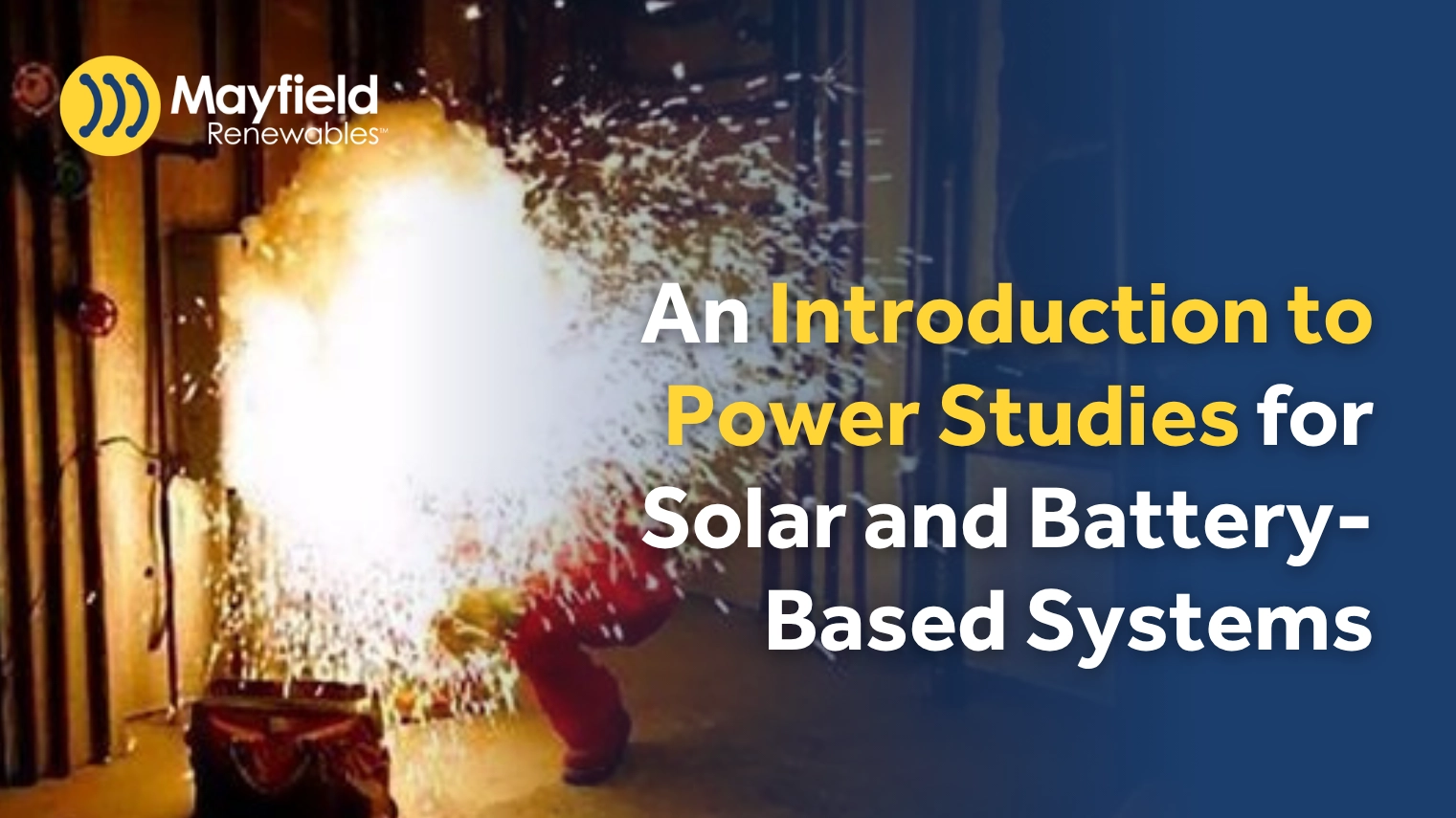 Industrial electrical arc flash explosion during solar power system study testing